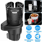 2-in-1 Universal Car Cup Mount Holder with Adjustable Base