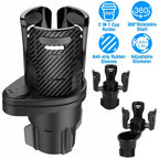2-in-1 Universal Car Cup Mount Holder with Adjustable Base