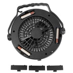2-in-1 Outdoor Battery/USB Operated Portable Camping LED Fan