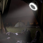 2-in-1 Outdoor Battery/USB Operated Portable Camping LED Fan