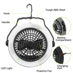 2-in-1 Outdoor Battery/USB Operated Portable Camping LED Fan