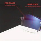 2-Pack: +100 Clear Lens Anti-Eyestrain Computer Unisex Glasses