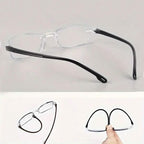 2-Pack: +100 Clear Lens Anti-Eyestrain Computer Unisex Glasses