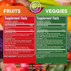 2-Pack: 100% Natural Fruits and Vegetables Supplement