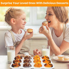 2-Pack: 12 Cups Silicone Muffin Nonstick Pans