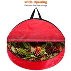 2-Pack: 30" Christmas Wreath Storage Bag 88L