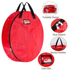 2-Pack: 30" Christmas Wreath Storage Bag 88L