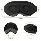 2-Pack: 3D Contoured Cup Light Blockout Sleeping Mask