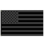 2-Pack: 3X5 Ft. All Black American Flag