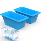 2-Pack: 6.6 lbs. Silicone Freezer Ice Block Molds