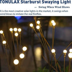 2-Pack: 12-LED Solar Garden Lights