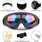 2-Pack: Anti-Scratch Dustproof Sports Goggles