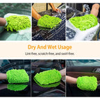 2-Pack: Car Wash Mitt Car Washing Gloves