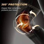 2-Pack: Copper Compression Knee Brace