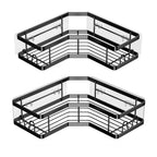 2-Pack: Corner Shower Caddy No Drilling Adhesive Shower Organizer