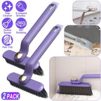 2-Pack: Crevice Cleaning Brush Stiff Bristle Brush Gap Cleaner