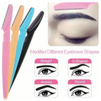 2-Pack: Eyebrow Razor Shaper Shaving Grooming Kit