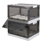2-Pack: Foldable Storage Bins Collapsible Storage Box Organizer