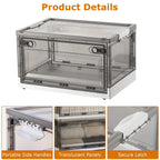 2-Pack: Foldable Storage Bins Collapsible Storage Box Organizer