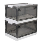 2-Pack: Foldable Storage Bins Collapsible Storage Box Organizer