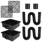 2-Pack: Gutter Downspout Extension Low Profile No Deep Digging Catch