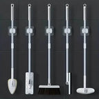2-Pack: Hanging Mop Storage Rack with Buckle