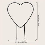 2-Pack: Heart-Shaped Plant Support Stake