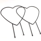 2-Pack: Heart-Shaped Plant Support Stake