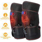 2-Pack: Heated Knee Massage Wrap