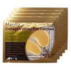 2-Pack: Hydrating Eye Care Under Eye Crystal Mask Golden Under Eye Patches For Women and Men
