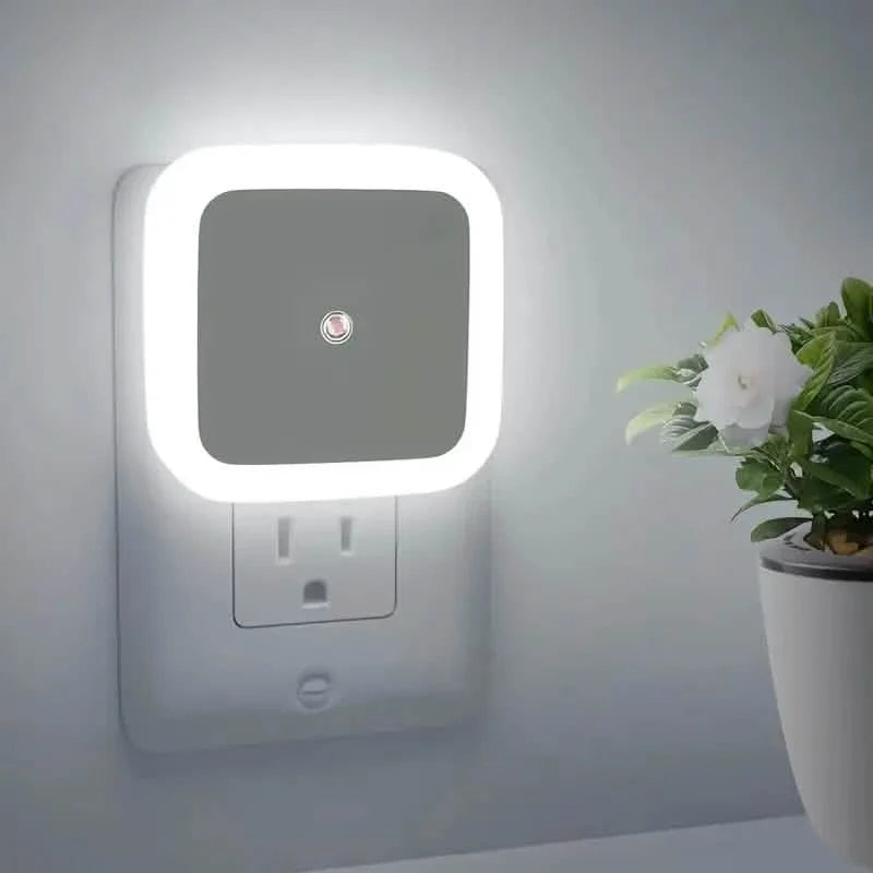 2-Pack: LED Night Light, Plug-in Wall Sconce with Auto Dusk to Dawn Sensor