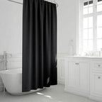2-Pack: Magnetic Mildew Resistant Solid Vinyl Shower Curtain Liners