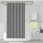 2-Pack: Magnetic Mildew Resistant Solid Vinyl Shower Curtain Liners