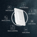 2-Pack: MOES 3 Way Smart Light Switch 2nd Generation  (Refurbished)