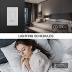 2-Pack: MOES 3 Way Smart Light Switch 2nd Generation  (Refurbished)