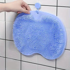 2-Pack: Non-Slip Foot & Back Scrubber with Exfoliating Cushion