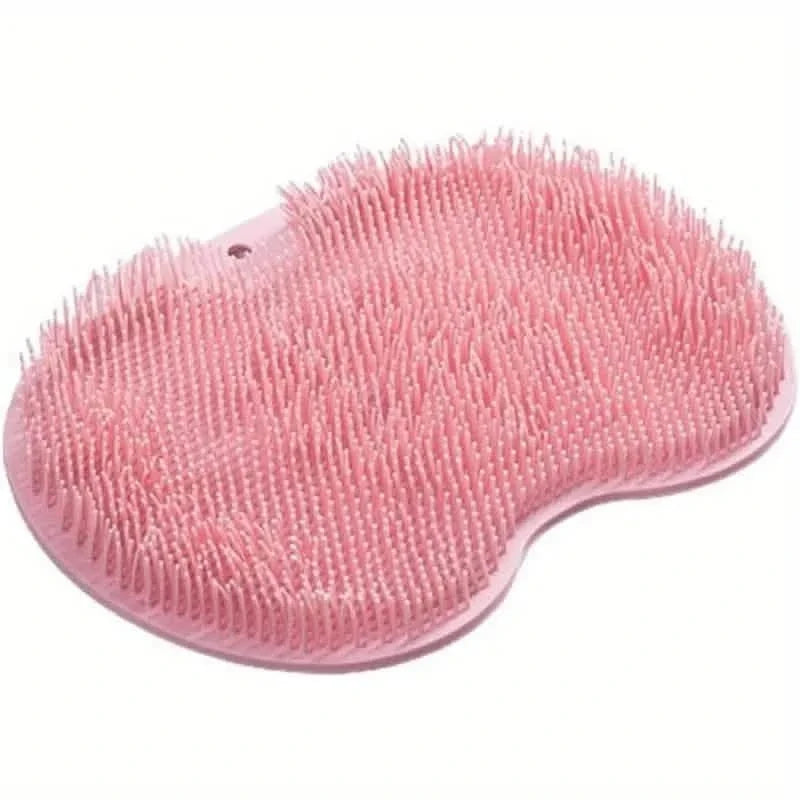 2-Pack: Non-Slip Foot & Back Scrubber with Exfoliating Cushion