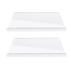 2-Pack: Non-Slip Transparent Countertop Cutting Board Kitchen Countertop Protector
