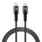2-Pack: Nylon USB C to USB C Cable 6 Ft. 60W