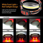 2-Pack: Rechargeable Headlamp 3 Light Modes Hand-Free