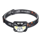 2-Pack: Rechargeable Motion Sensor Headlamp 6 Light Modes Headlight