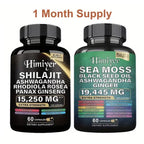 2-Pack: Shilajit + Sea Moss High Potency Vitality Combo