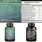 2-Pack: Shilajit + Sea Moss High Potency Vitality Combo