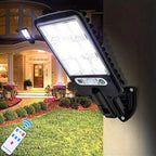 2-Pack: Solar Outdoor Security Street Lighting, 3 Modes With Wireless Motion Sensing and Remote Control
