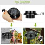 2-Pack: Solar Powered Gutter Lights