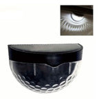 2-Pack: Solar Wall Mount Outdoor Fence Lamp