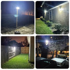 2-Pack: Super Bright Solar Motion Sensor Outdoor Light with Remote