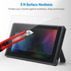 2-Pack: Tempered Glass Screen Protector for Nintendo Switch