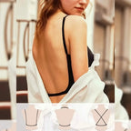 2-Pack: U-Backless Sports Bra Crop Top With Adjustable Straps