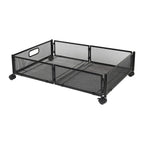 2-Pack: Under Bed Storage Container Foldable Rolling Storage Bin